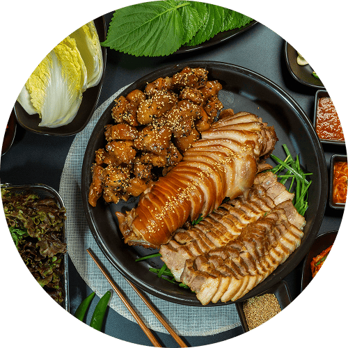 써는족족 족보큐(족발+보쌈+직화바베큐족발)