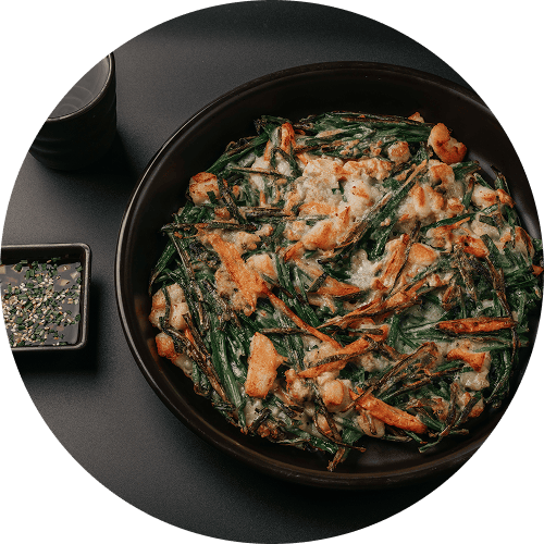 써는족족 해물부추전